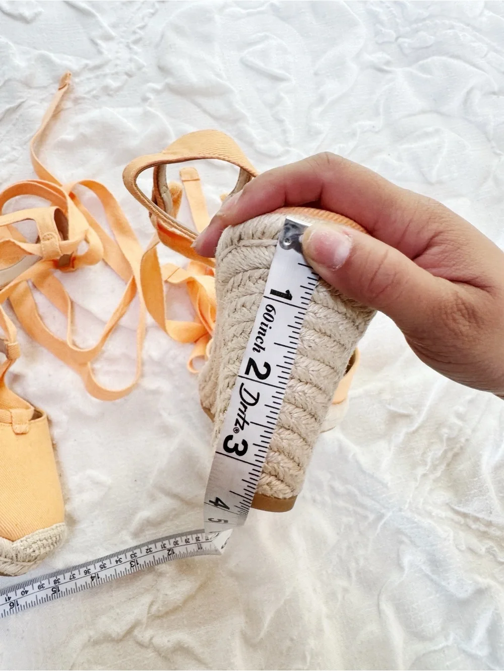 Stuart Weitzman Mango Lace Up Espadrilles Size 7.5 - Picture 4 of 6